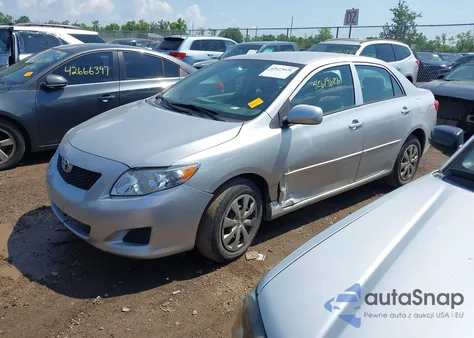2010 Toyota Corolla Le z USA, uszkodzony, nr VIN 2T1BU4EE7AC376436